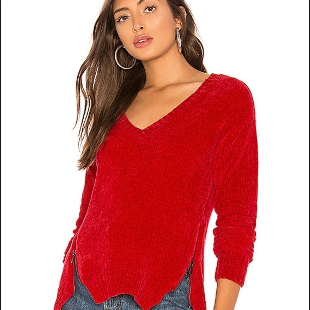 Lovers + Friends Leslie Sweater With Zippers
